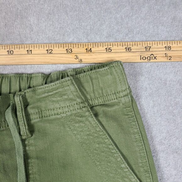 Judy Blue Pants Women 11/30 Green Garment Dyed Pockets Drawstring - Picture 12 of 15